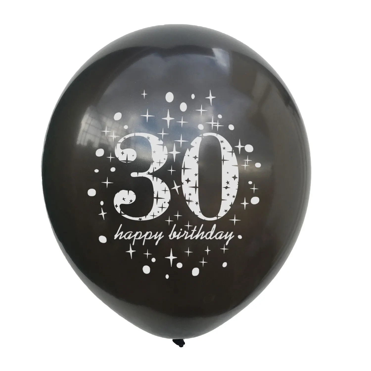 10 шт. 12 дюймов креативные простые шарики ко дню рождения для 18 лет 30 лет модные домашние Свадебные шарики для украшения