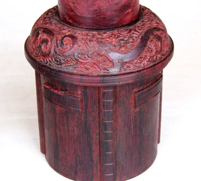 Курильница для благовоний, красный медальон из индийского сандалового дерева, ручной работы, домашний декор или буддийский храм, достойная резьба по дереву, художественные коллекционные вещи