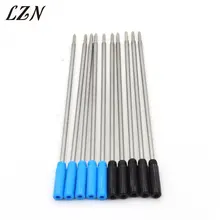 LZN Заводская цена высокое качество Крест Тип синий и черный заправки чернил Средний Ballpoint шариковая ручка школьные принадлежности 50 шт. в партии
