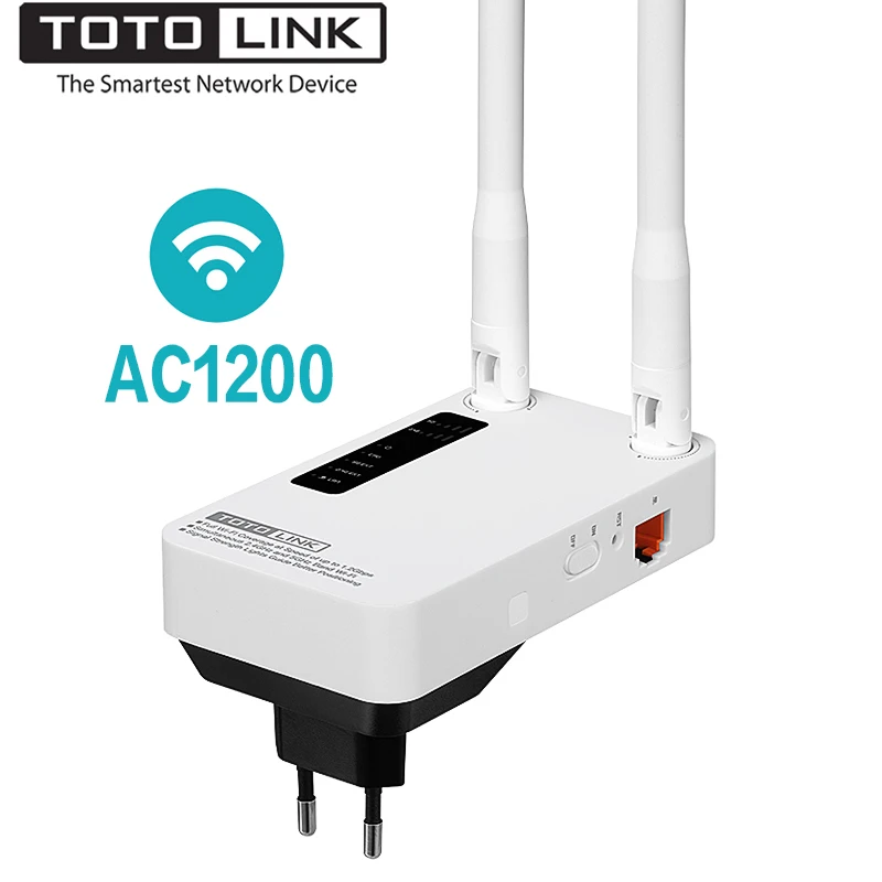 

TOTOLINK EX1200/EX1200M AC1200 Dual Band Wi-Fi Range Extender Wireless Repeater, 2.4G/5.0GHz WiFi Extender/AP Mode, Easy Setup