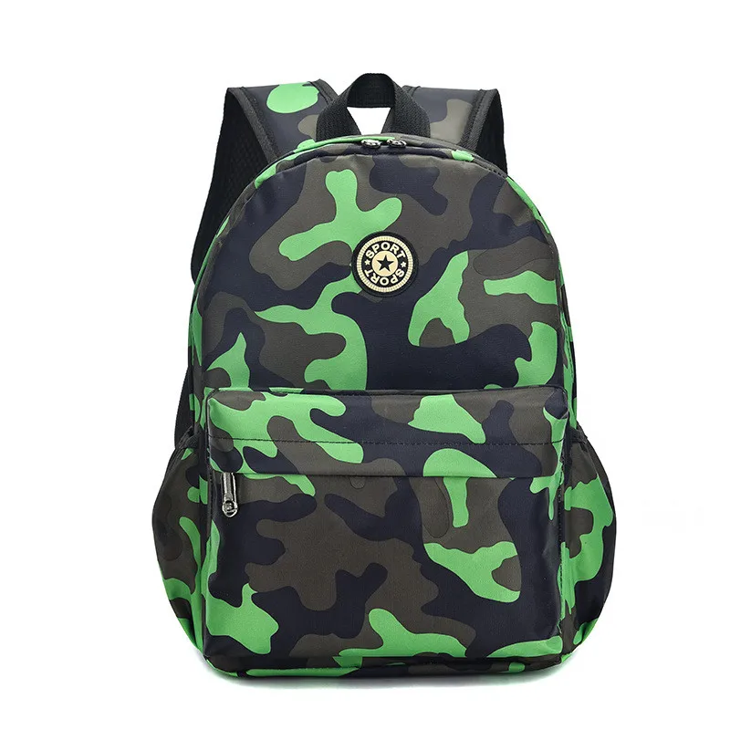  New Kids Backpacks Cartoon Camouflage Printed School Bags for Kindergarten Girls Boys Children trav - 32982386274