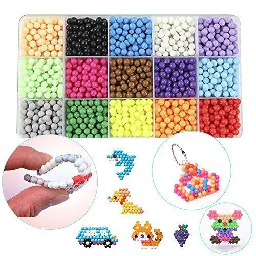 

New 15 Color Crystal DIY Water Drops Spray Magic Creative 3D Puzzle Set Ball Game Interactive Toys for children Educational Toys