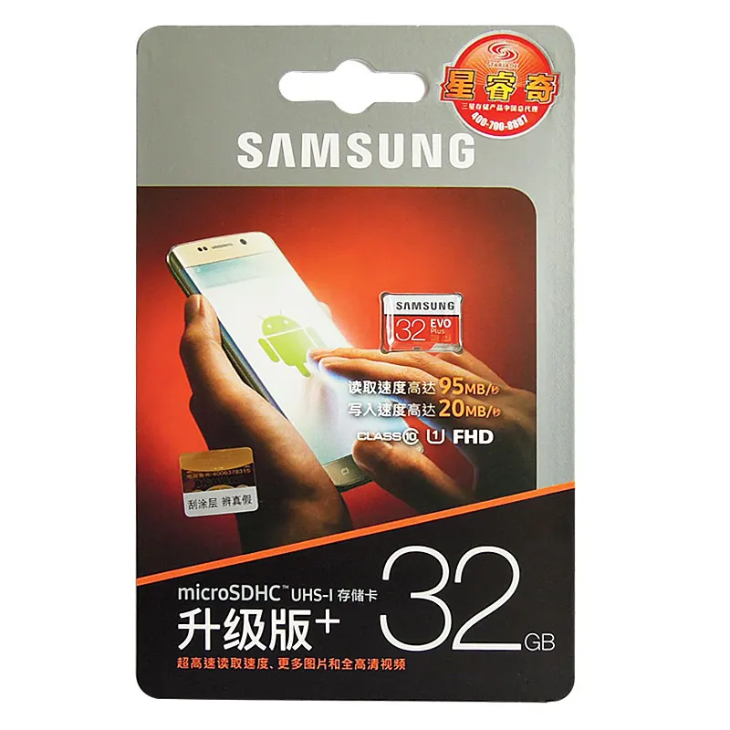 Карта памяти Samsung Micro SD 32 Гб SDHC 64 Гб 128 ГБ 256 ГБ 512 ГБ SDXC Класс EVO+ класс 10 C10 UHS TF модуль памяти Transflash карты памяти Microsd карта