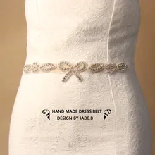 Элегантный жемчуг свадебный пояс Лента Свадебная со стразами розовое золото Стразы пояс к свадебному платью для свадебных аксессуаров