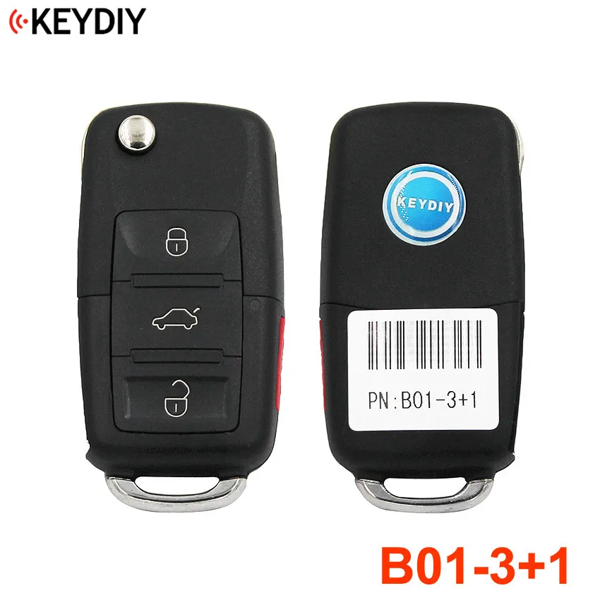

KEYDIY 3+1 Buttons Universal Remote Control Key B-Series for KD MINI KD900 KD900+,URG200 ,Remote 4 Buttons for B01-3+1
