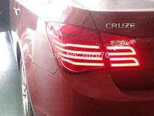 FREE SHIPPING, CHA CAR LED TAIL LIGHT REAR LAMP ASSEMBLY V4 FOR CHEVROLET CHEVY CRUZE SEDAN GLK