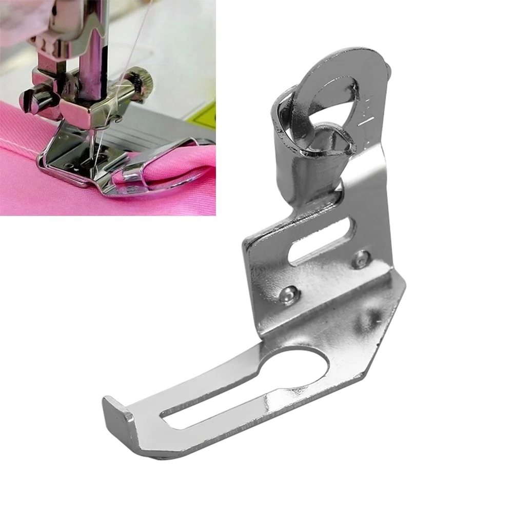 

DIY 1/4" Household Presser Hemmer Foot Walking Sewing Machine Part Tool Silver DIY Sewing Accessories
