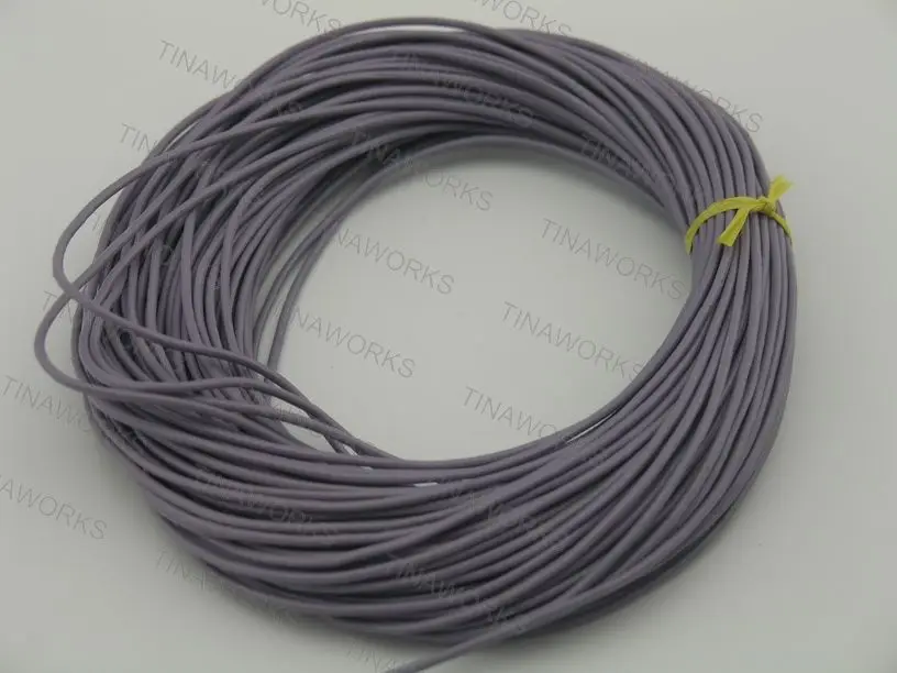 100 Yards 1.5mm Lavender Round Real Genuine Leather Cord/String for Jewelry Making Crafting Beading Necklace Bracelet | Украшения и