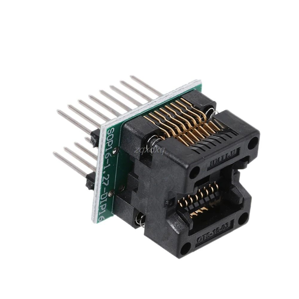 SOP16 к DIP16 поворот SOIC16 IC socket программатор гнездо адаптера 150mil оптовая продажа и