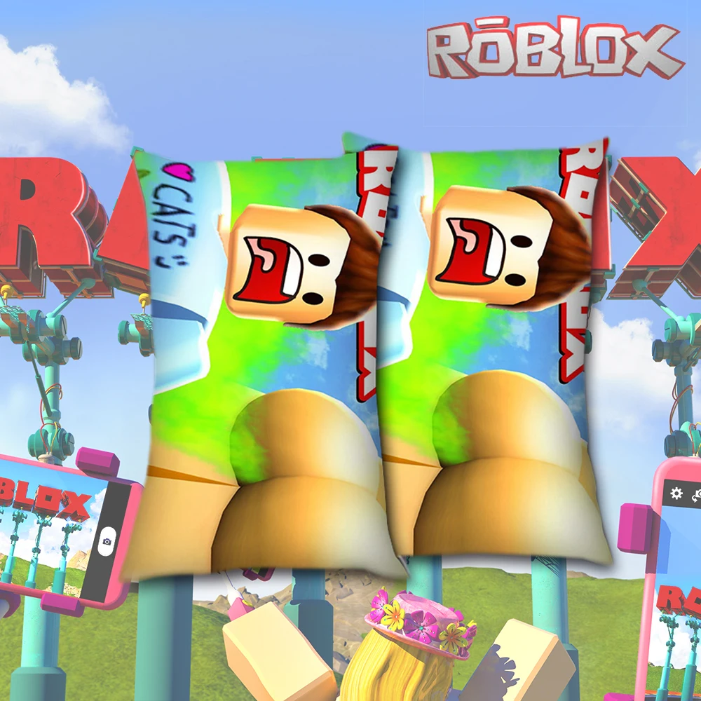 Us 895 16x24 Hot Games Roblox Pillow Case Rock Band Cartoon Pillow Case Cover Soft Cushion Dakimakura Hugging Body Home Decor On Aliexpresscom - 