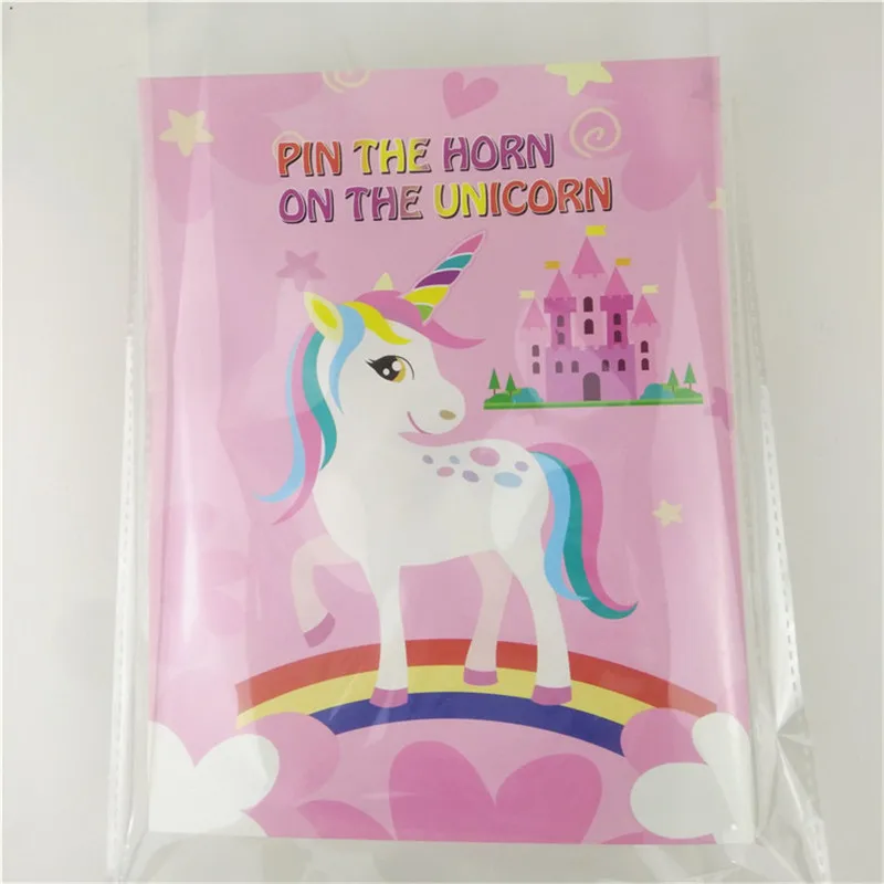 Unicorn Birthday Favors Games Pin The Horn on the Unicorn Kids Birthday Party Decoration Party Supplies Gifts Games HW80 (9)