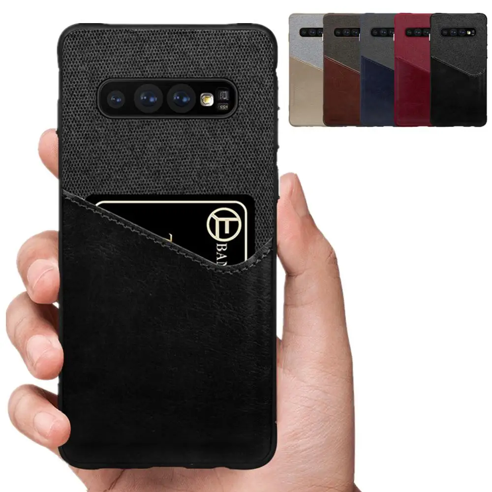 

For Samsung Galaxy S10 Plus S10E S9 S8 + Case PU Leather Hard PC Case for Samsung S9 S8 Plus Note 9 8 S10plus Hard Cover Fundas