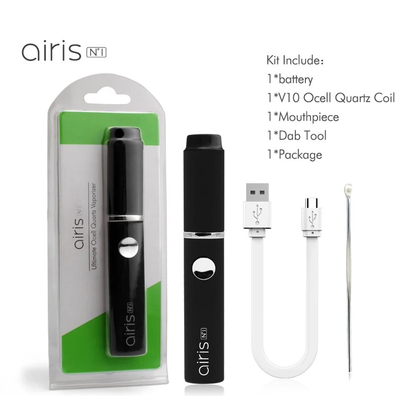 Оригинальный Airistech Airis N1 испаритель ручка сухой травы микро воск vape 360 мАч батарея