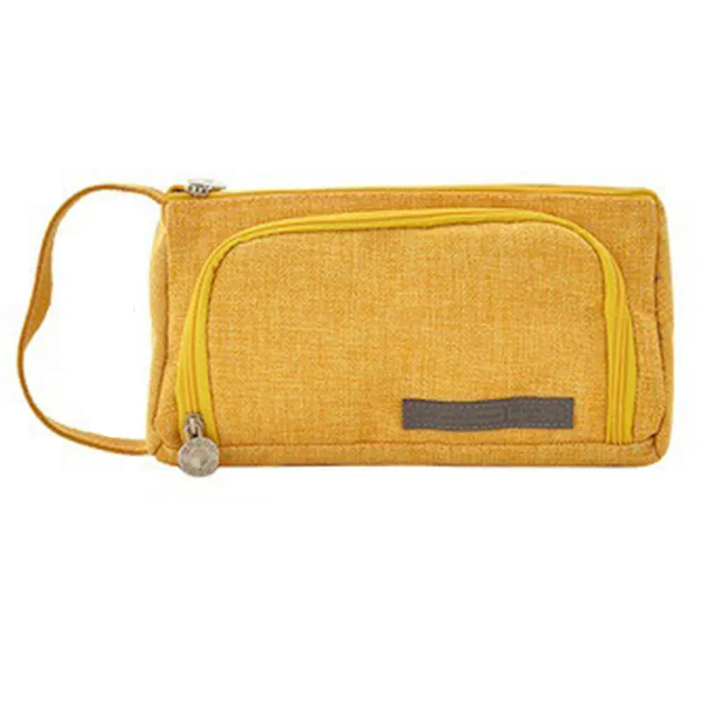 

Candy Color Large Capacity School Supplies Student Stationery Portable Pencil Bag Pen Case Brushes Pouch Gift Box Simple