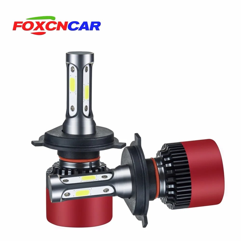 Foxcncar H7 автомобильный блок светодиодов лампы для передних фар H4 (Подол короче