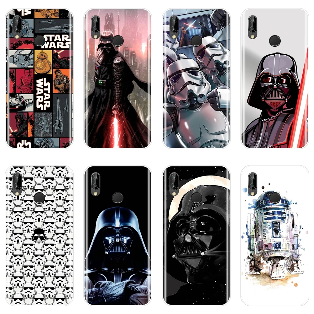 

Star Wars Darth Vader Phone Case Silicone For Huawei P9 P10 P20 Lite P Smart Plus Soft Back Cover For P8 P9 Lite Mini 2017 Case