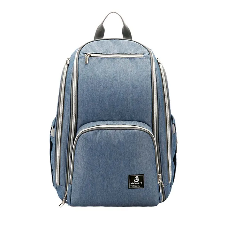 Водонепроницаемая сумка для подгузников для мам, рюкзак для подгузников для мам и женщин, органайзер для ухода за ребенком, сумки для пеленания, Mochila Maternidade - Цвет: blue