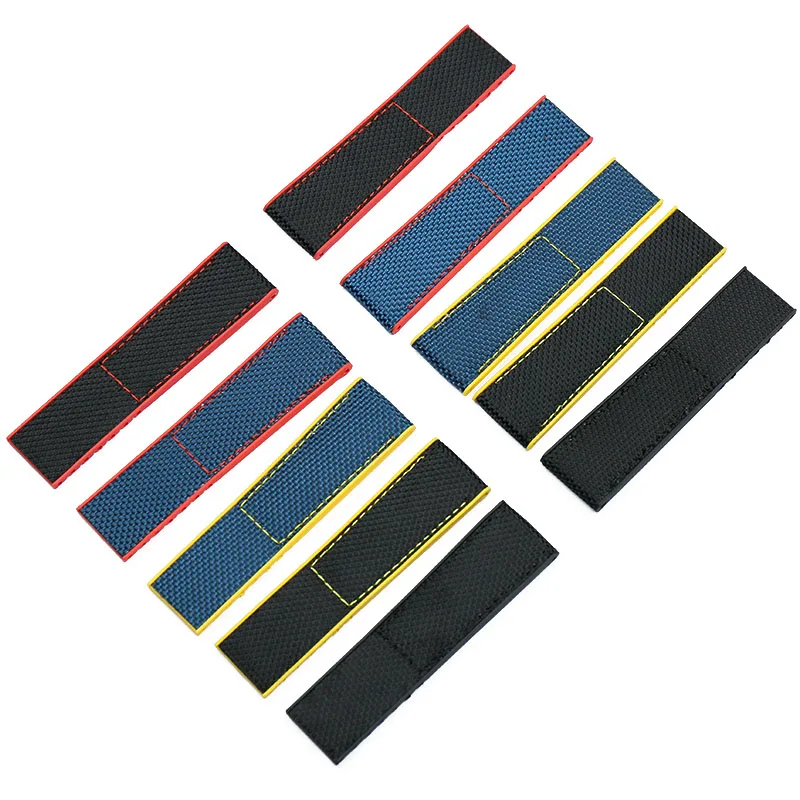 

Nylon strap men 22mm24mm watch accessories for NAVITIMER WORLD Breitling strap Avengers navigation with waterproof rubber strap