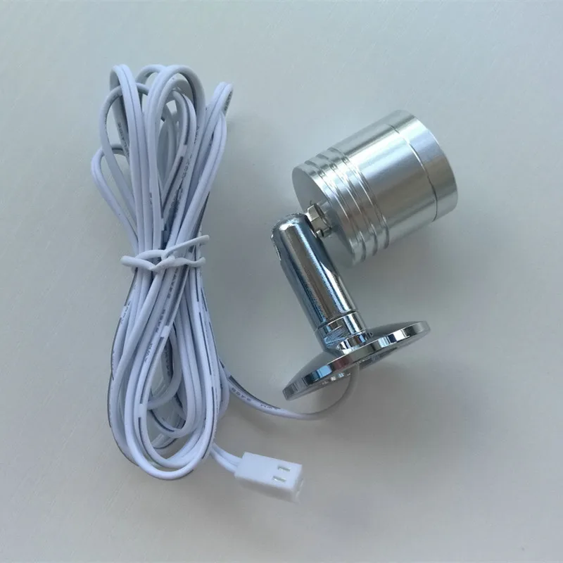 1W LED Mini Spotlight  DC12V led ceiling Down lights Surface Mounted Light bulbs for cabinet counter showcase Ceiling Light