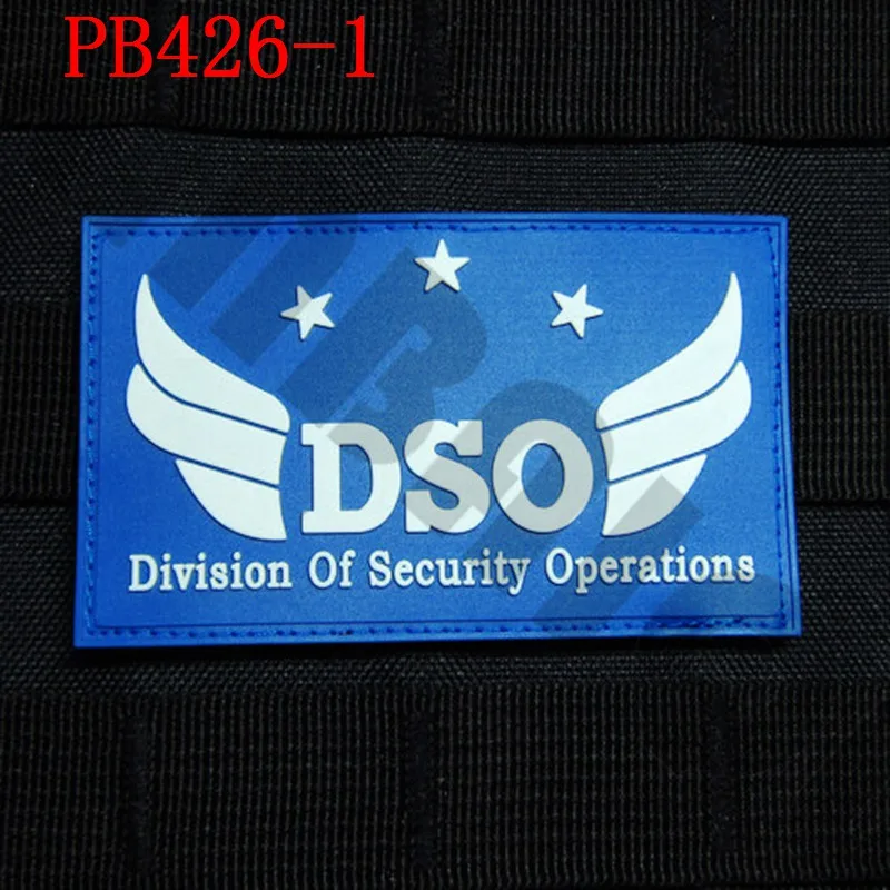 3D ПВХ патч 6 DSO Отдел безопасности операций