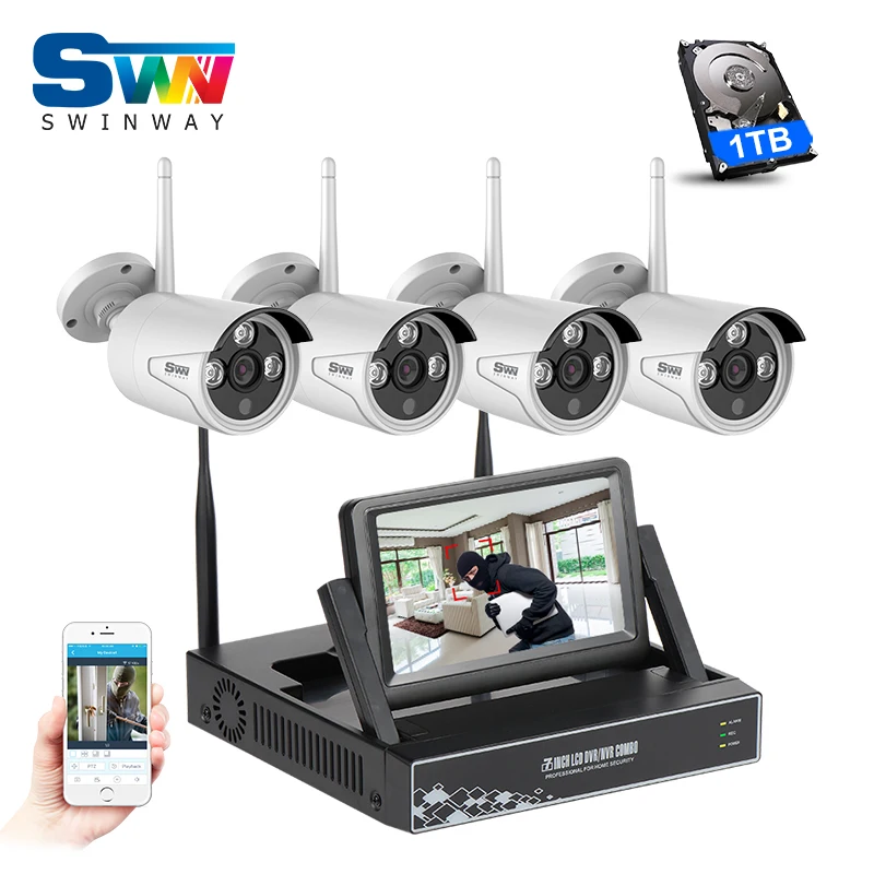 Buy New Plug And Play 4CH Wifi Video Surveillance CCTV