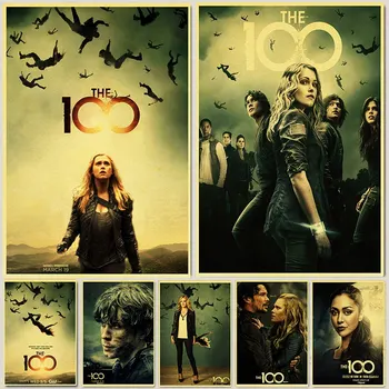 The 100 Classic Movie High Definition Prints and Poster Retro Style livingroom Bedroom Wall Decorative Painting Wall Art 1