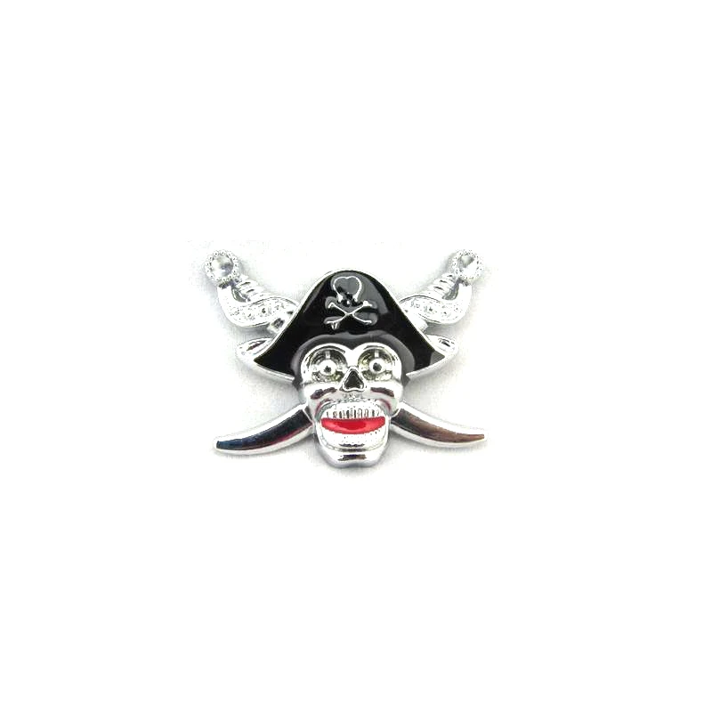 

Металлическая 3D Пиратская наклейка на автомобиль эмблема значок Логотип