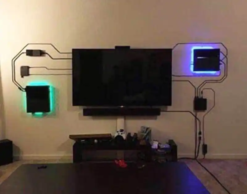 Wall Mount Rack Chip Cooling Stand Wall Stick Dock Stand Hander for PS4