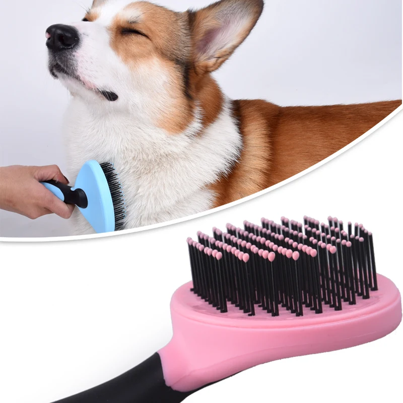 

Comb for Dog Cat Gilling Bathe Massage Hair Daily Combing Brush Golden Retriever labrador Grooming Tool For Pet with Ball head
