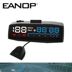 EANOP HUD Esmart автомобилей HUD OBD2 velocimetro лобового стекла авто Скорость проектор Accesorios Automovil Compteur voiture vitesse бортовой компьютер для автомобиля