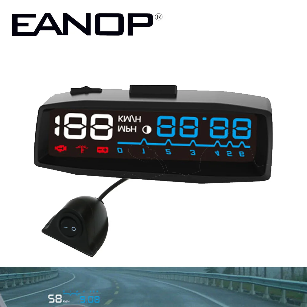 Istoleyourapple 激安 Eanop Esmart Hud ディスプレイ車 Obd2 Velocimetro 自動フロントガラス 速度 プロジェクター Accesorios Automovil Compteur ボアチュールビテッセ 通 販 価格