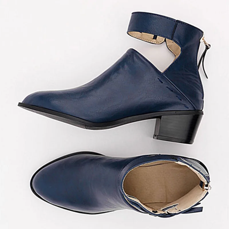Boots Women Shoes 2018 Autumn Winter Women Boots Round Toe Single Boots Fashion Single Shoes Woman