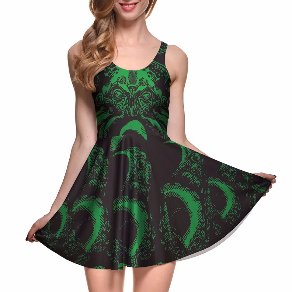 green dragon dress