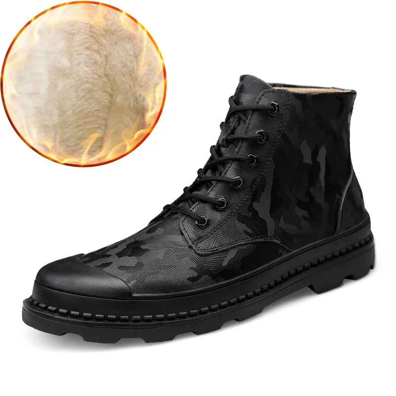 2018 Kurze Mycolen Stiefel Hombre Frühling Handgemachte herbst warm Mode Cuero Schwarzes Britischen Botines Männer Martin Marke Stiefeletten black winter FqrdxRSvq