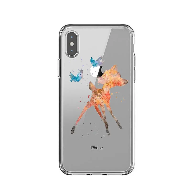 Силиконовый чехол TinkerBell для телефона iPhone 7 8 Plus XS MAX XR милый мягкий маленький чехол с русалкой для iPhone X 6 6S Plus 7 8 5 SE Coque - Цвет: TPU