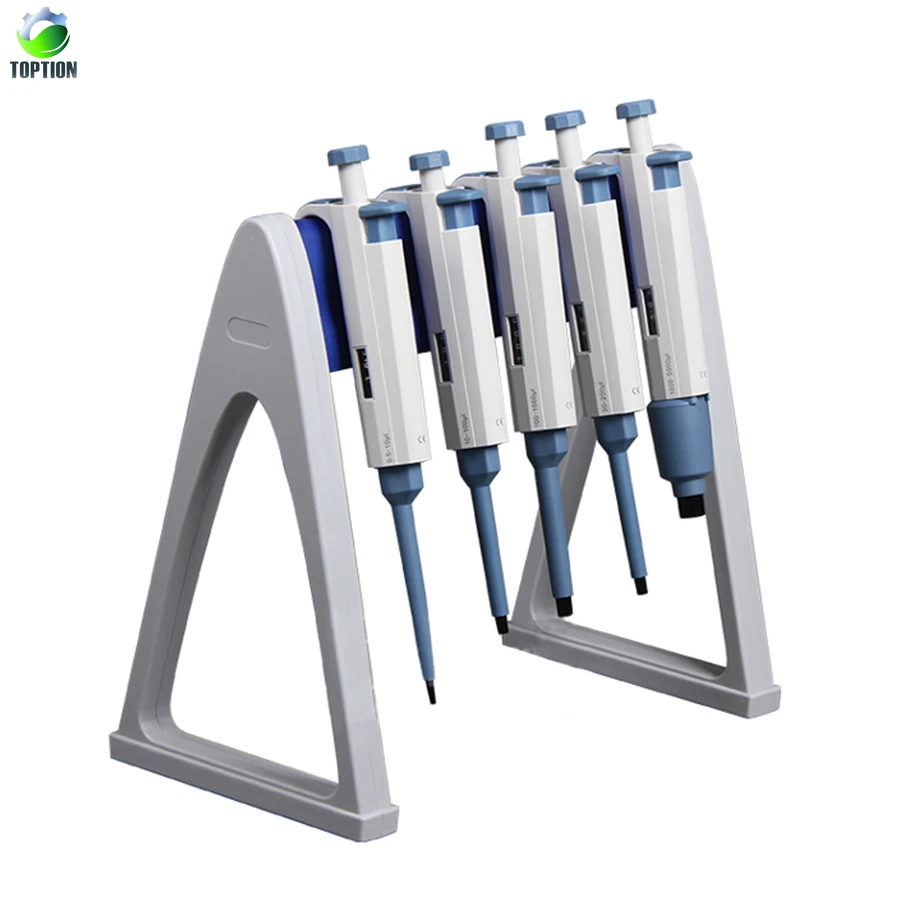5 50ul Pipette, Single Channel Manual Adjustable TopPette Pipette