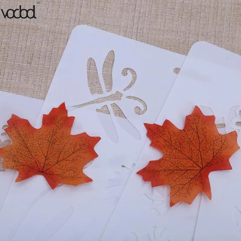 Цветочная лоза DIY слойный пластиковый фотошаблон стена Скрапбукинг живопись