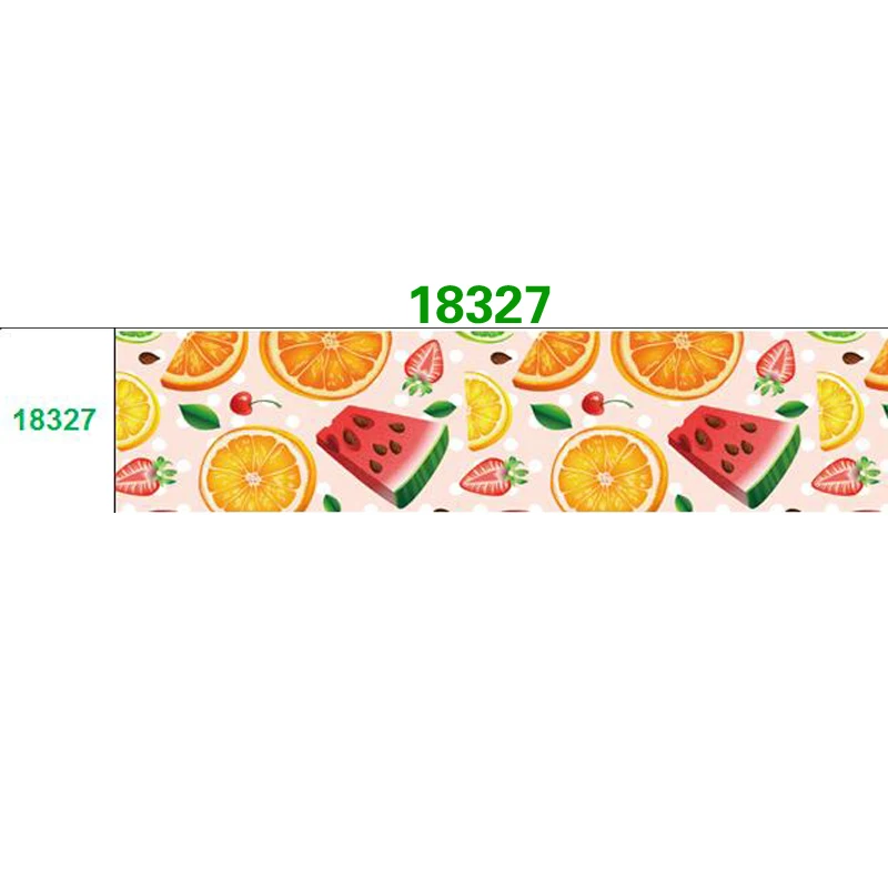 50 двор мультфильм печатных Grosgrain ленты 18398 - Цвет: 18327
