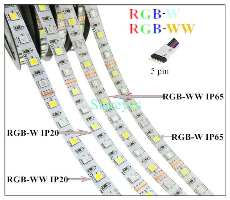 Светодиодная лента 5 м 10 м 15 м 20 м 25 м 30 м SMD 5050 RGB RGBW 300 светодиодный 12 В IP20 IP65 водонепроницаемая гибкая лента светодиодный набор лент