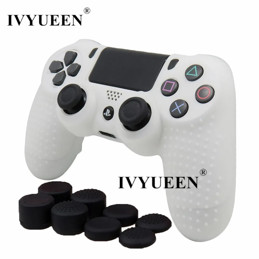 IVYUEEN высококачественный силиконовый чехол для Dualshock 4 playstation PS4 Pro Slim с 8 аналоговыми джойстиками - Цвет: D