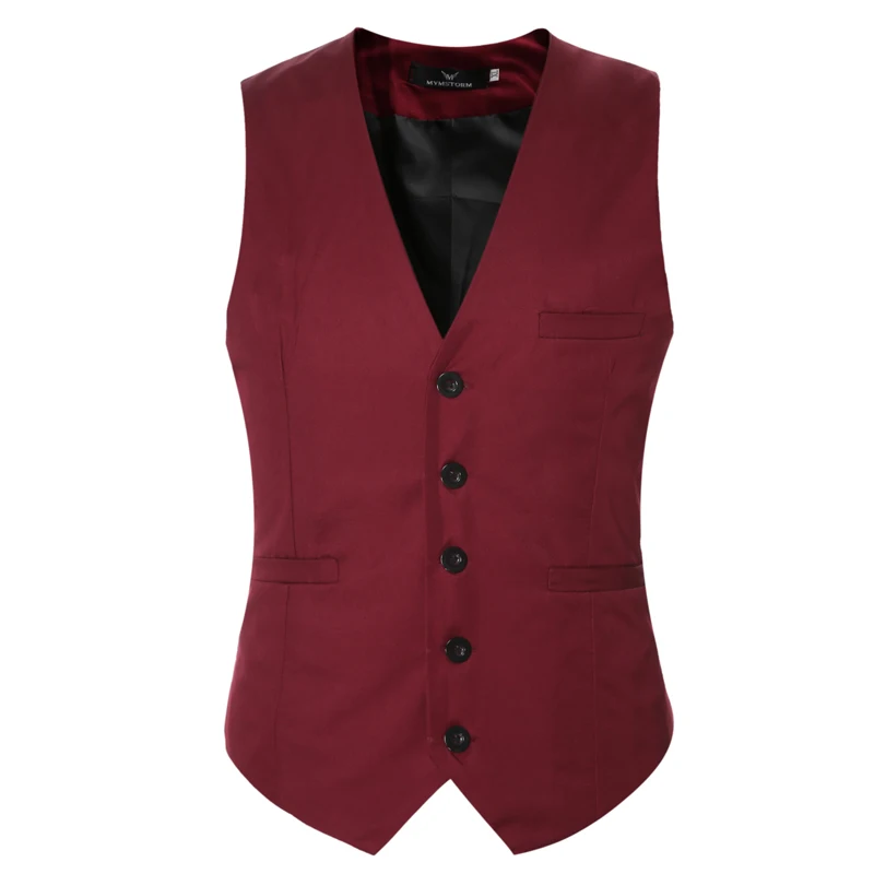 Wholesale & Retail Large size 6XL multi color men Suit vest fashion
