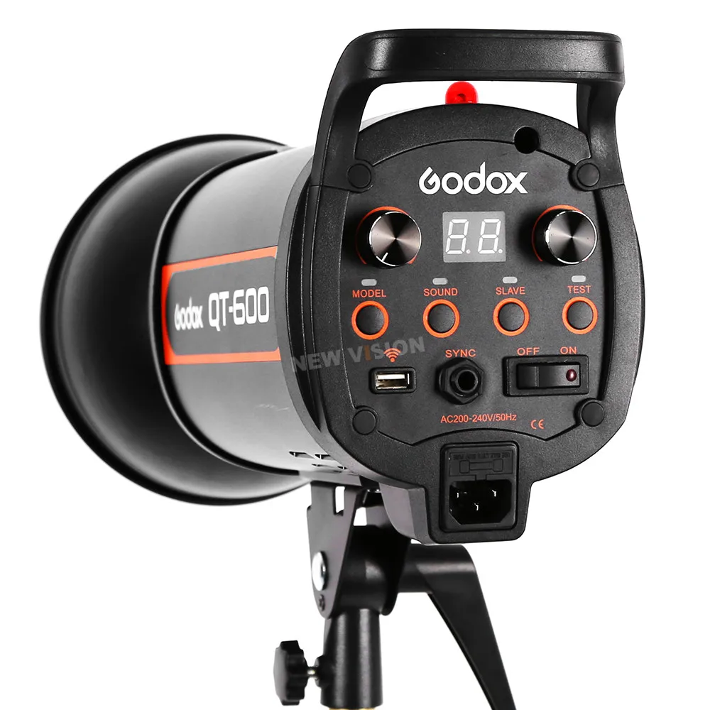 Godox QT600 600WS Фотостудия вспышка моносвет стробоскоп фото вспышка скорость светильник