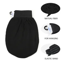 1 шт. перчатки для уборки тела душа отшелушивающая отмершая кожа скруббер искусственный шелк без раздражения натуральное волокно Массажная щетка для тела BZ083