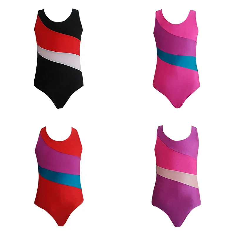 

Dance Girls Dress Toddler Kids Clothes Children's vest Siamese ballet dance practice training grading suit gymnastics costumes