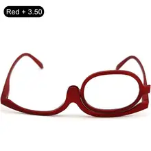 Очки Рамка увеличительные очки мода макияж рамка для чтения вращающиеся линзы макияж зеркало