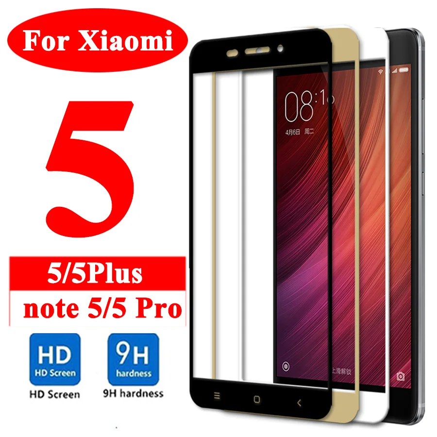 

Protective glass on ksiomi redmi 5 screen protector for xiaomi mi5 note plus pro tempered note5 xiomi xomi 5plus 5pro armor glas