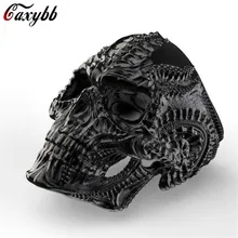 Дропшиппинг Панк 316L нержавеющая сталь чужеродный череп кольцо для мужчин