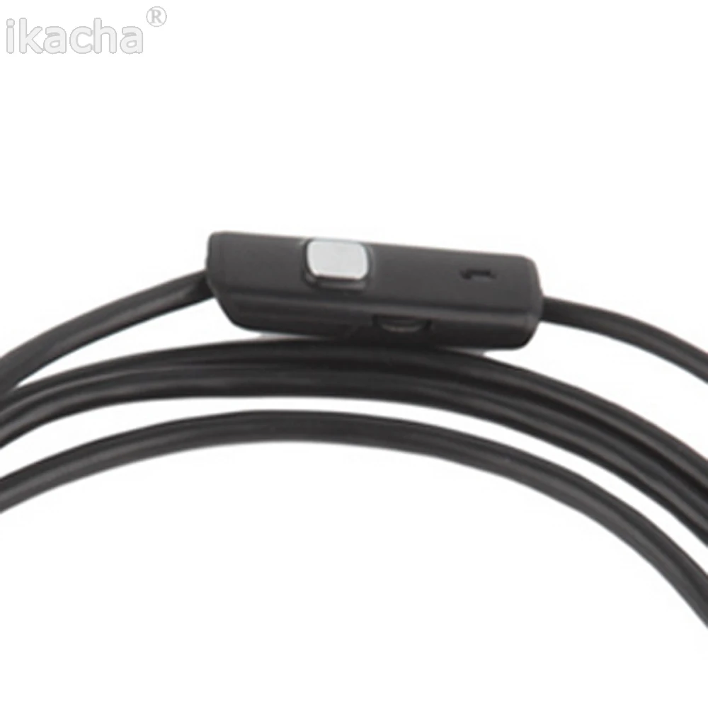 3.5m Waterproof Endoscope Mini HD Camera Snake Tube 5.5 mm Lens Rigid Cable USB Inspection LED Borescopefor Android Phone PC