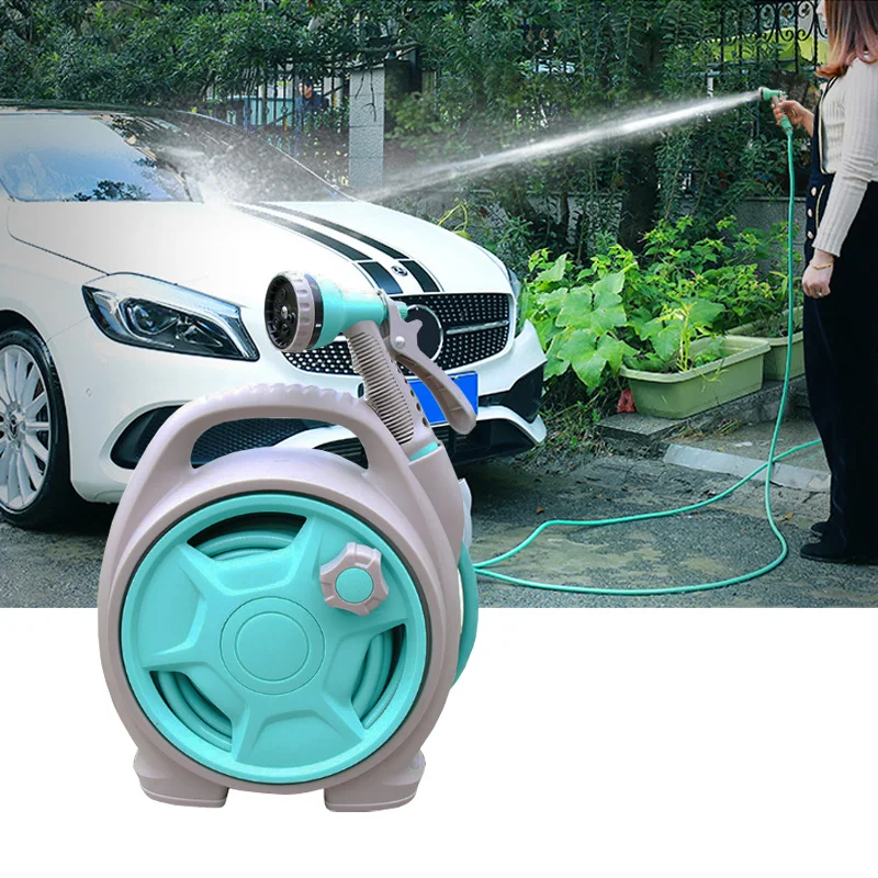 Scalable High Pressure Garden Hose Pipe Car Wash Water Spray Gun Flexible Garden Watering Hose 