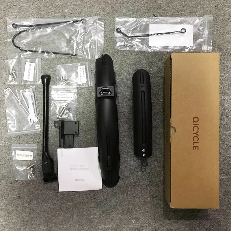 

Newest Original Bike Kickstand Mudguard for Xiaomi Qicycle EF1 Electric Bike Scooter Parts Ugraded 4rd Generation Tyre Fender